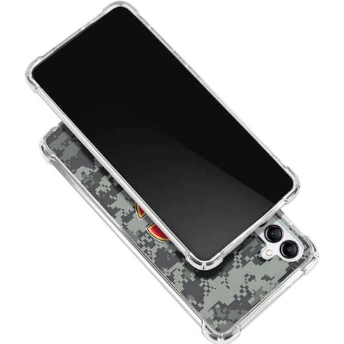 NHL Calgary Flames Camo Galaxy A15 5G Clear Case